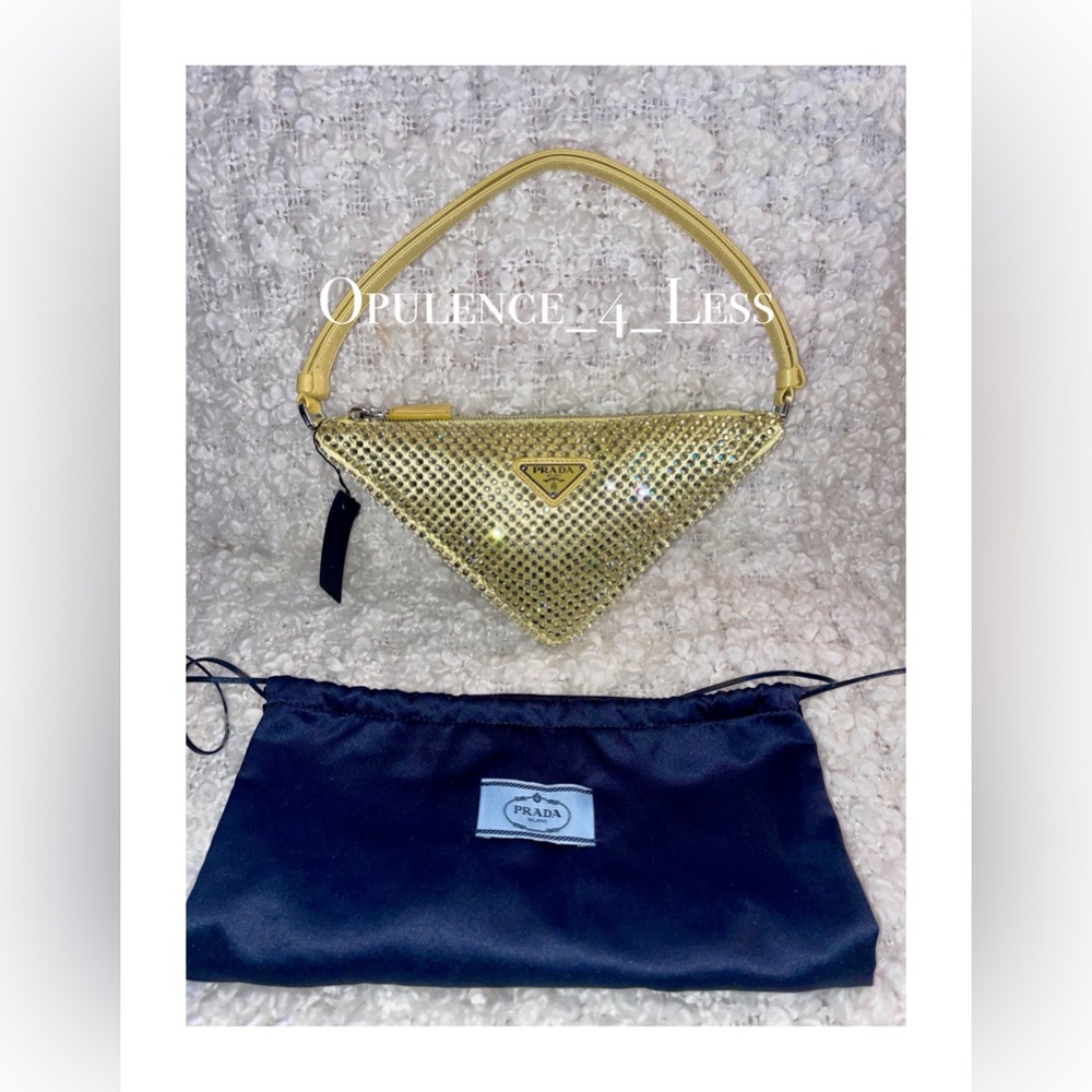 Prada Triangle Crystal Bag